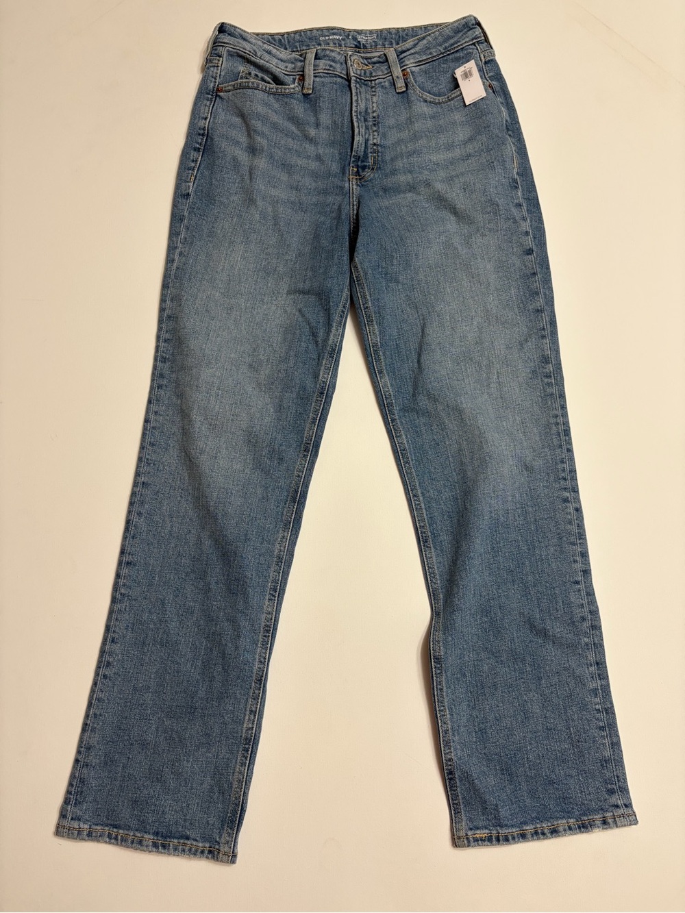 Old Navy Women's Straight Leg Jeans Blue Denim SZ 8 NWT casual every day wear